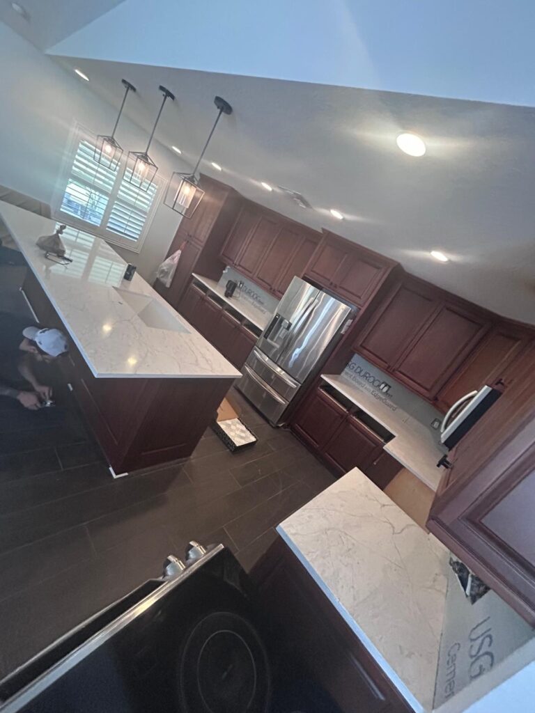 Renovated kitchen