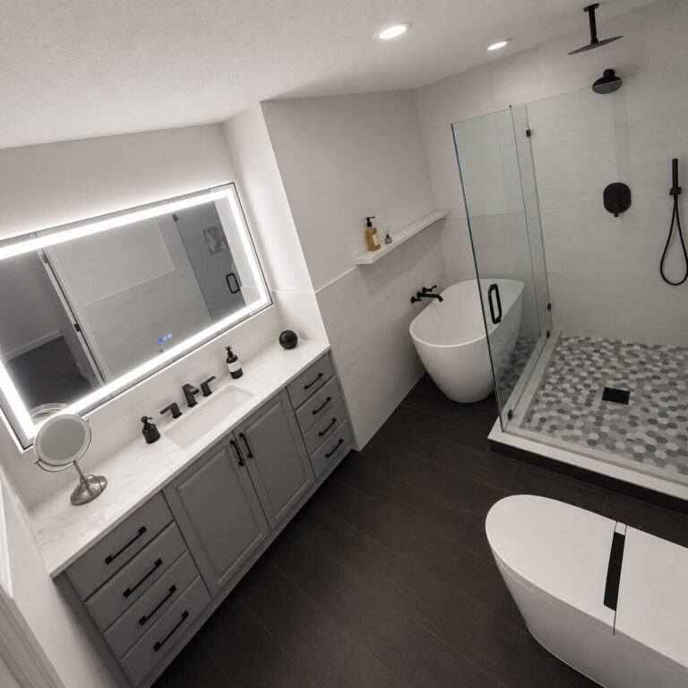 Renovated bathroom