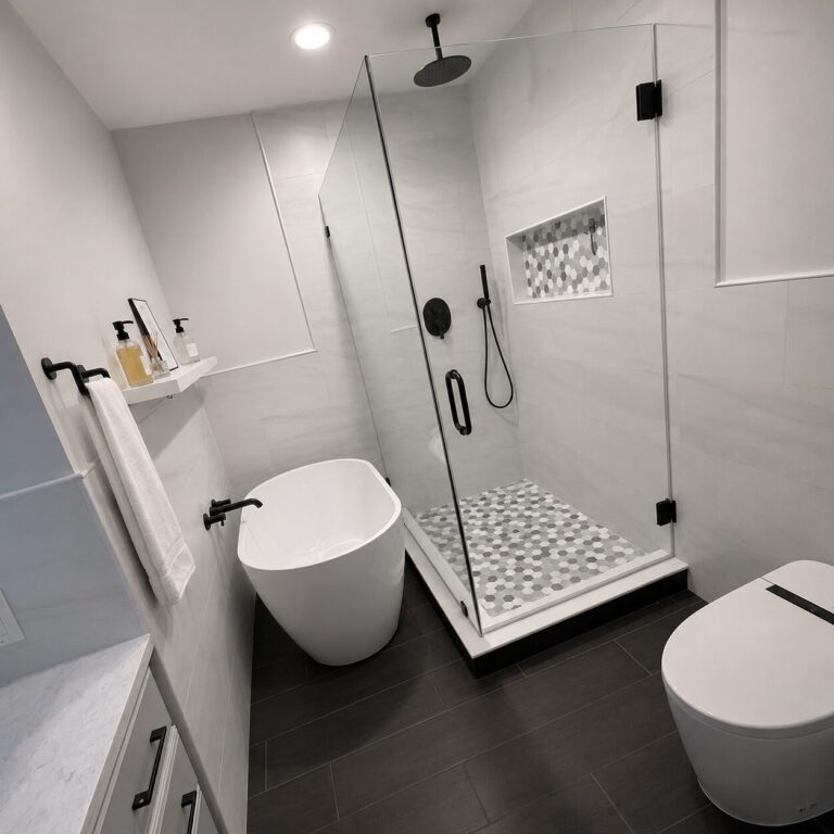 Renovated bathroom